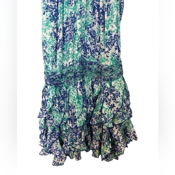 Poupette St. Barth Beline Dress in Aqua Cover Size Large - Picture 5 of 9